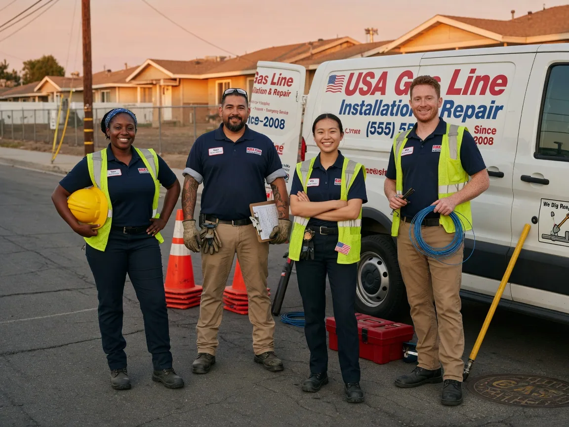 Gas Line Installation company in Sondheimer, LA